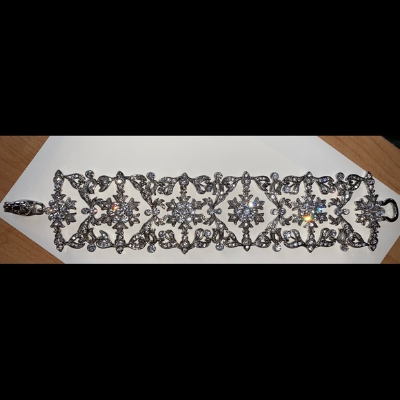 Rhinestone Bridal Bracelet - Picture 3 of 5